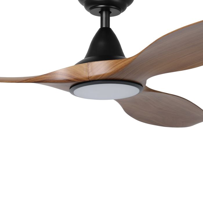 NOOSA 60 DC FAN 18W LED TRI-COL BLK/NEW TEAK