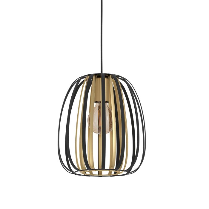 ENCINITOS H/L 1X40W E27 BLK/GLD SML