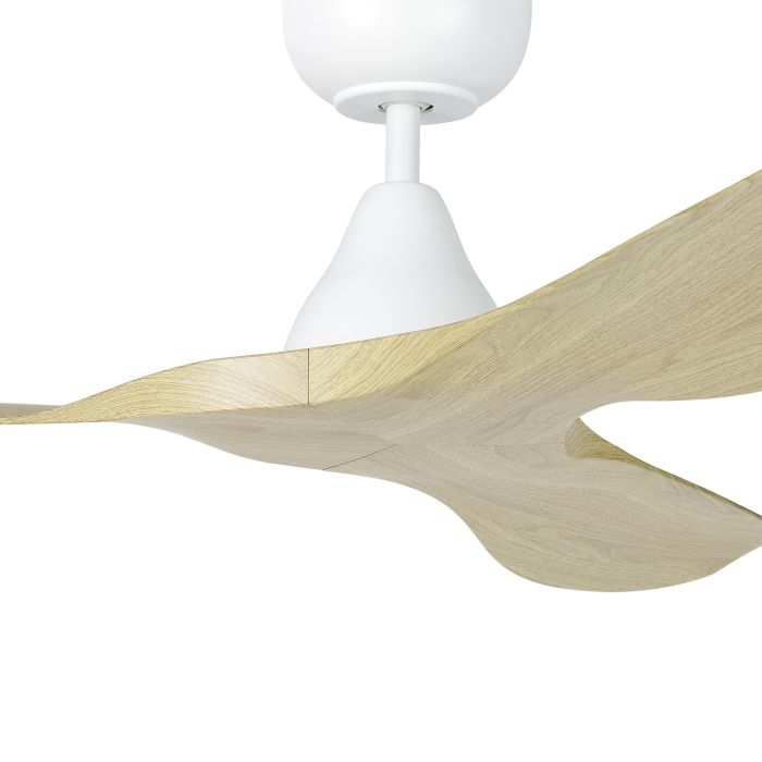 SURF 40 DC FAN OAK/WHT