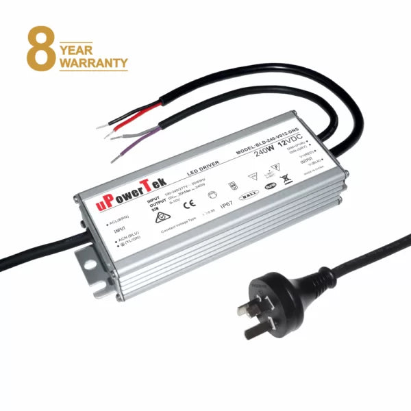 240W 12V DC 20A 0-10V Dimmable LED Driver