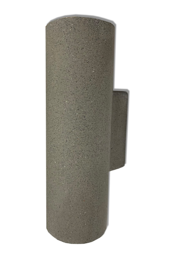 Up/Down Wall Light Concrete BLACK - outdoor wall light - Lux Lighting