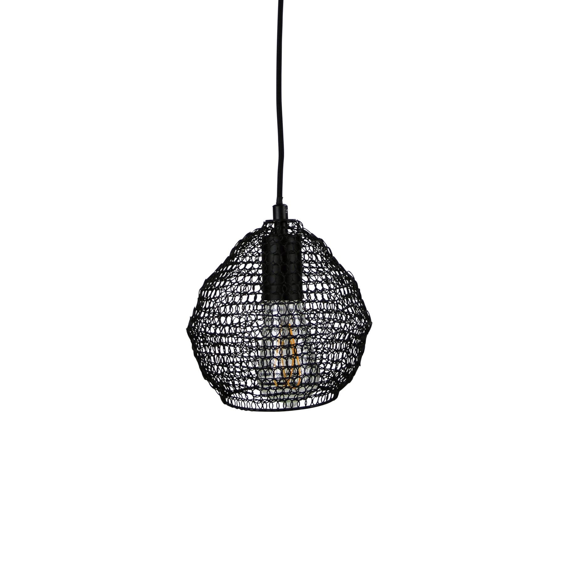 Mudag.20 Small Mesh Pendant BLACK - pendant - Lux Lighting