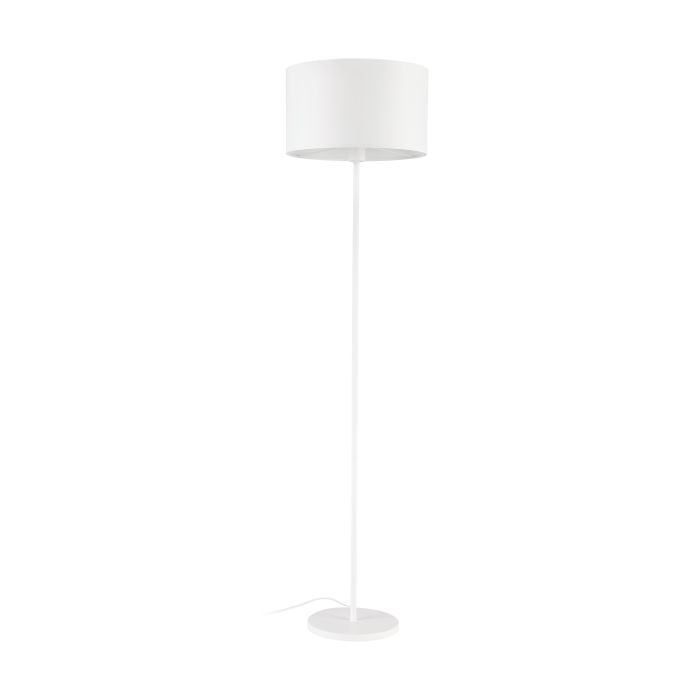 Maserlo 1 F/l 1x40w E27 Wht - Floor Lamp - Lux Lighting