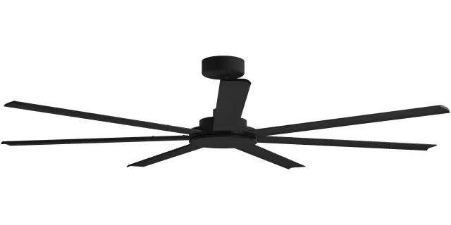 Alula 80" Kit - Black (ALP-780M-BK) Plus Black Blades (ALP-780B-BK) - two boxes (Optional Light Kit)