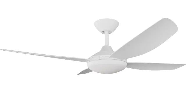 Vanga 52" Kit - White with Light (VAP-445M-WH-L) Plus White Blades (VAP-452B-WH) - Two Boxes