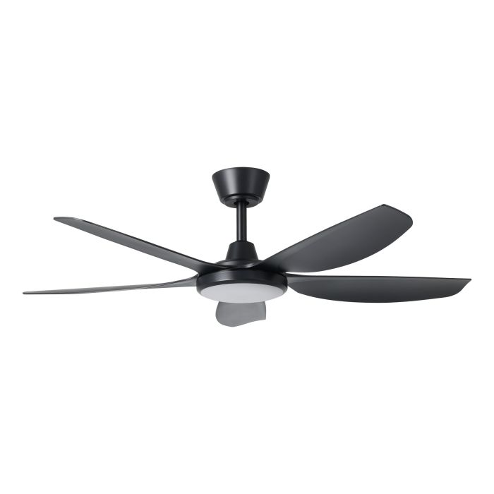 MIAMI 48 DC FAN 20W LED TRI-COL BLK