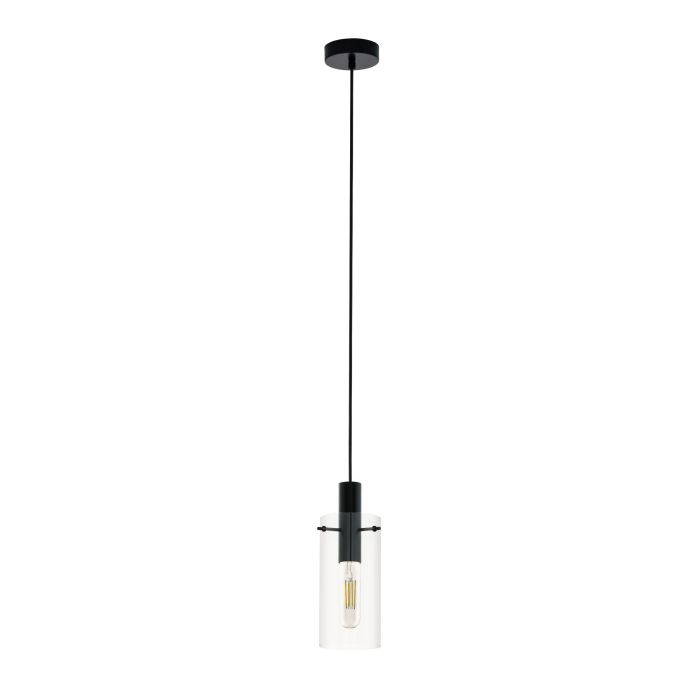 MONTEFINO H/L 1X60W E27 BLK/CLR