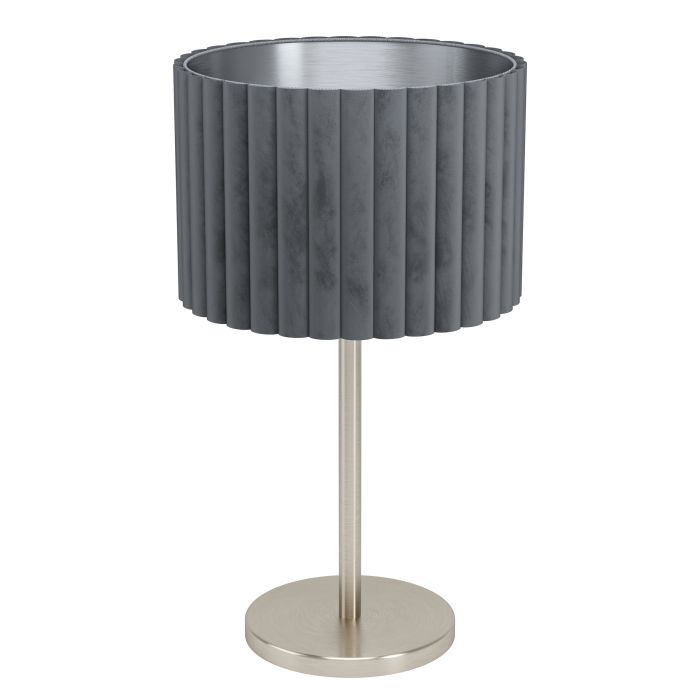 Tamaresco T/l 1x40w E27 Sn/grey - Table Lamp - Lux Lighting