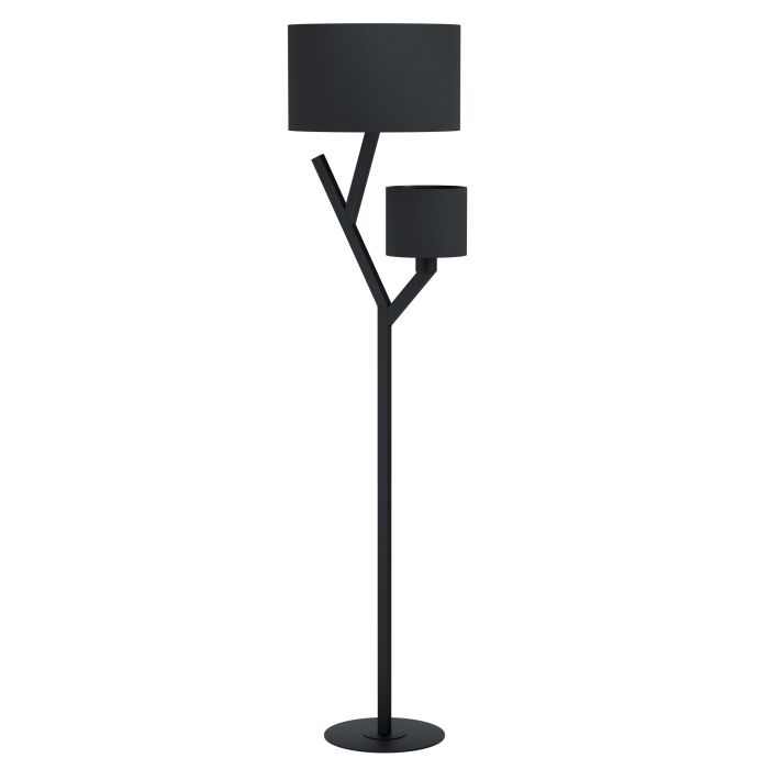 Balnario F/l 2x40w E27 Blk - Floor Lamp - Lux Lighting