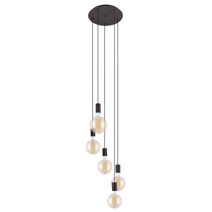 POZUETA H/L 5X40W E27 BLK