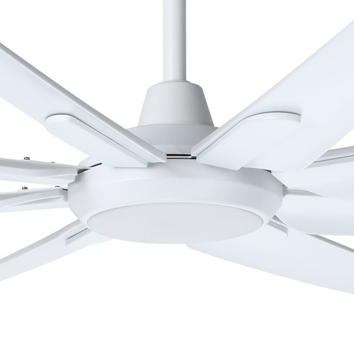 SANTORINI FAN LT 20W LED TRI-COL WHT