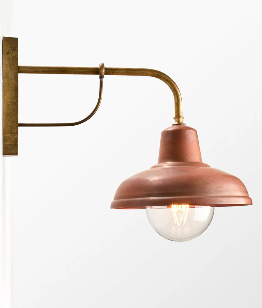 DEKSEL Aged Copper Interior Wall Light IP23