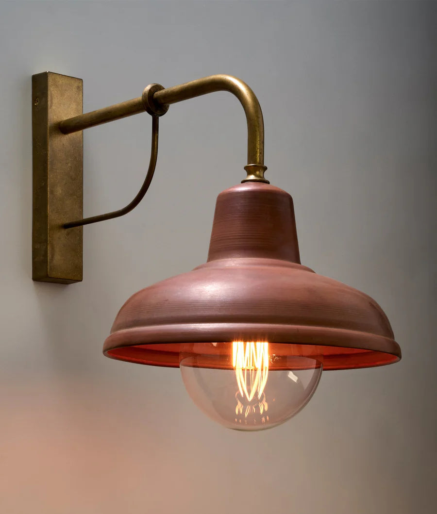 DEKSEL Aged Copper Interior Wall Light IP23