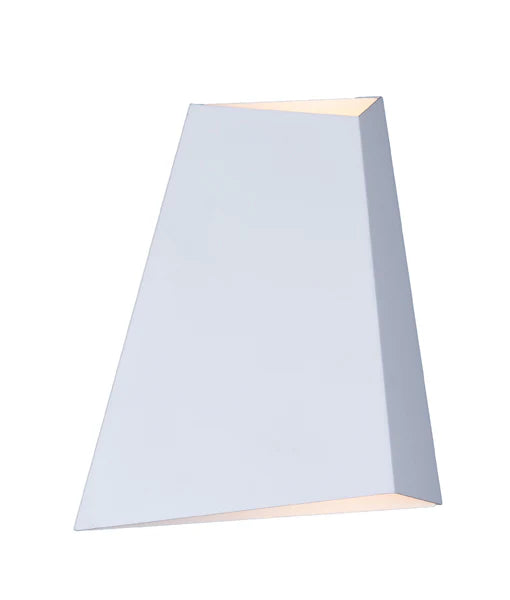 DELHI City Series LED Interior Sand White Angled Up/Down Wall Light