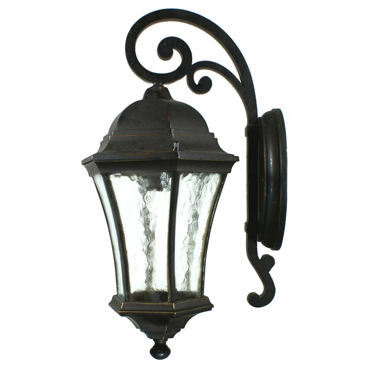 Strand Small Exterior Wall Light Bronze