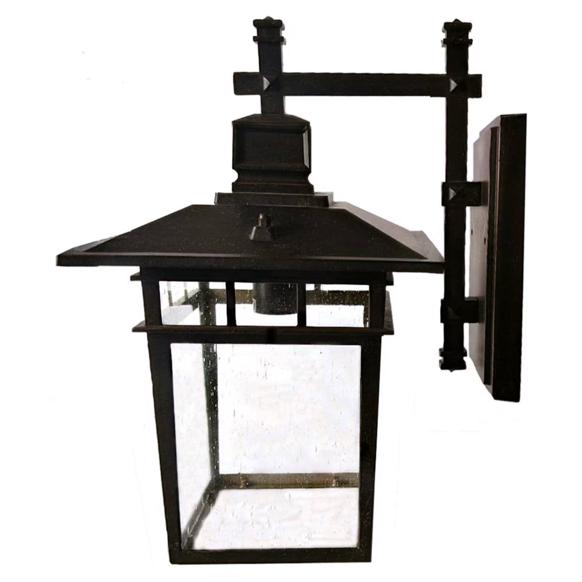 Promenade Small Exterior Wall Bracket Bronze