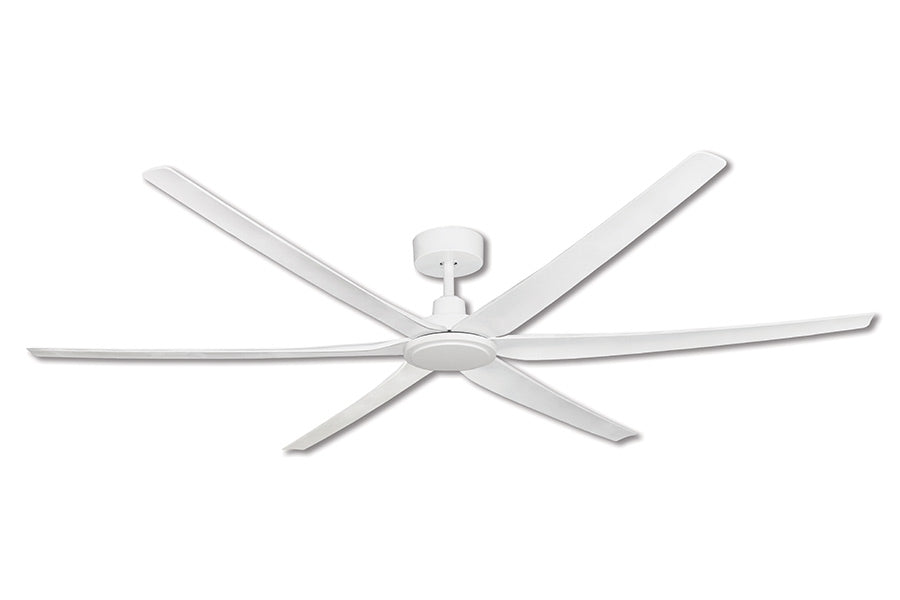 Magnum DC Matt White 203cm (80”) with White Blades