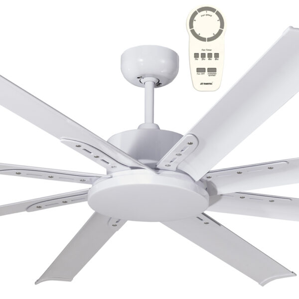 Albatross Mini DC 1650mm 65 8 Blade Remote Control Ceiling Fan White