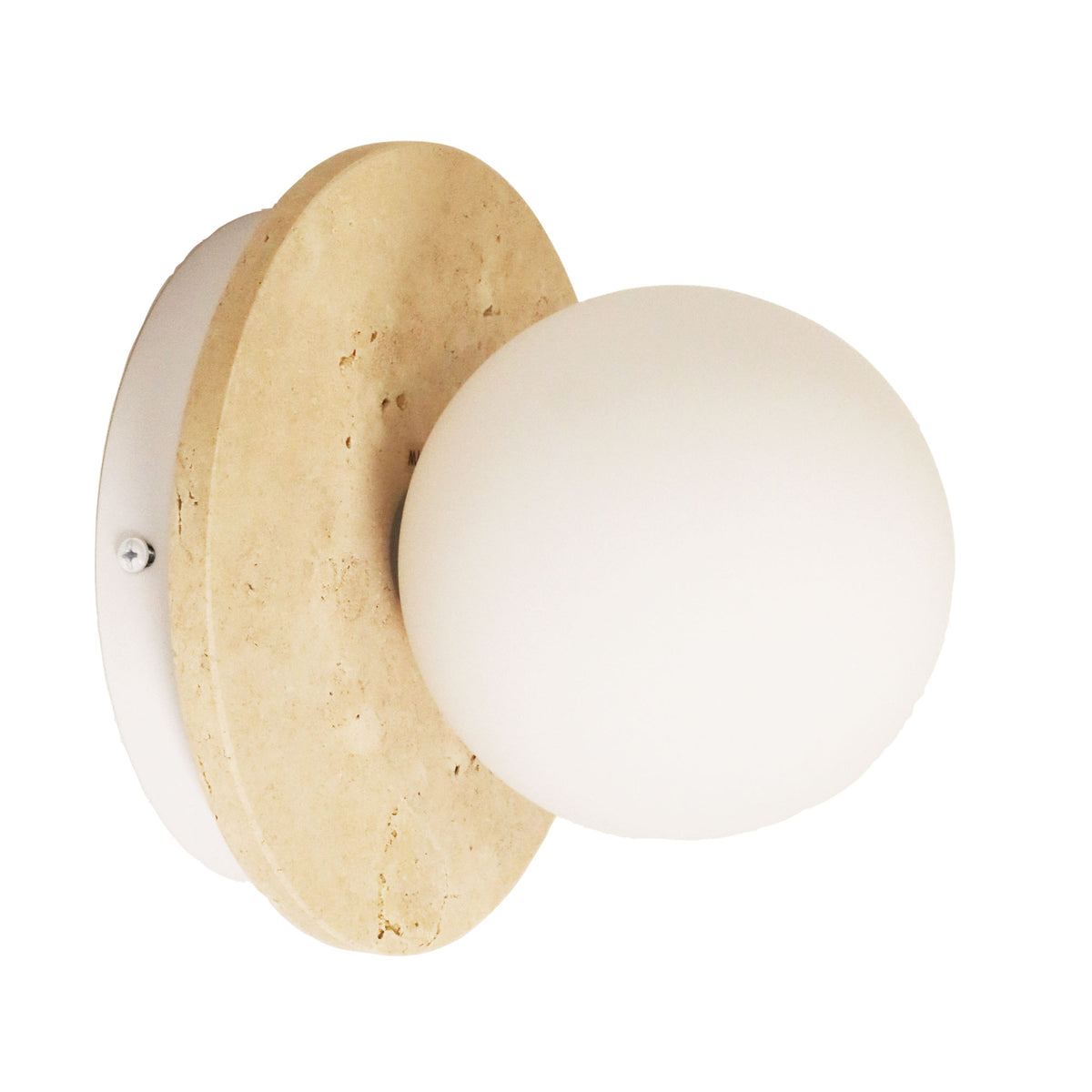 ELF G9 WALL LIGHT TRAVERTINE / OPAL MATT