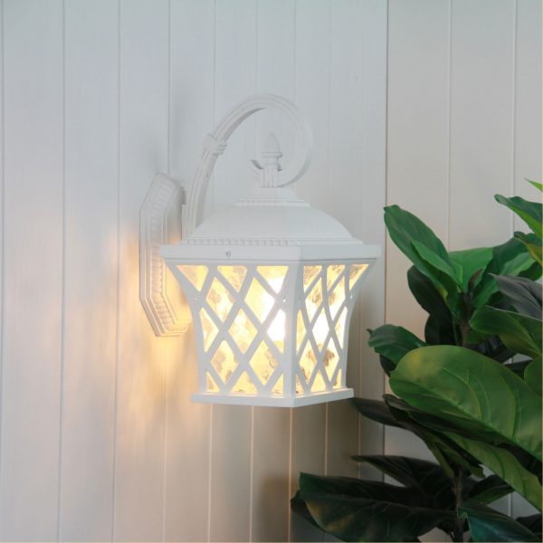 FAIRVIEW OUTDOOR WALL LIGHT WHITE