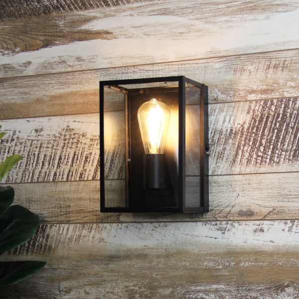 EATON WALL LIGHT BLACK
