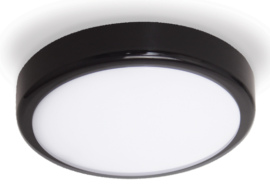 Echo 320mm LED Bunker Light Tri-CCT Black