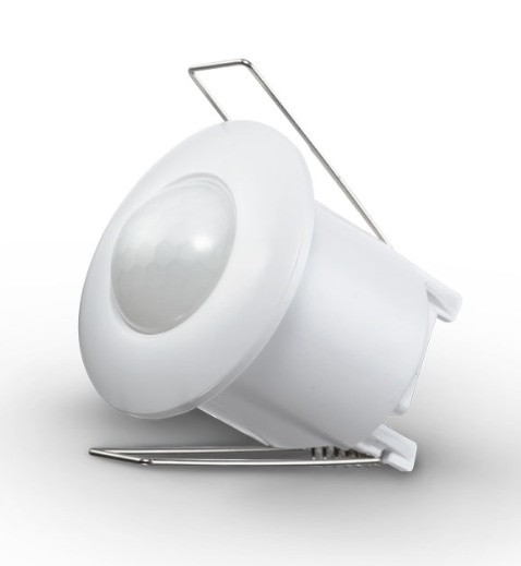 Pir Sensor 6m- Recessed Mount- Small - White Atom