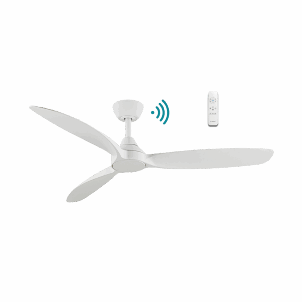 Seaforth DC 1320mm 3 ABS Blade WIFI & Remote Control Ceiling Fan Only Matt White