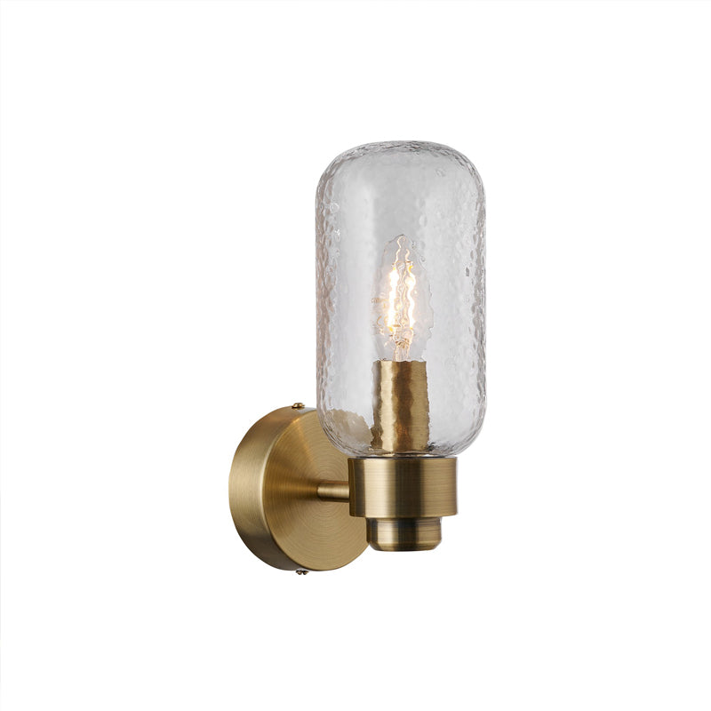 Tutan Bathroom Wall Light Brass