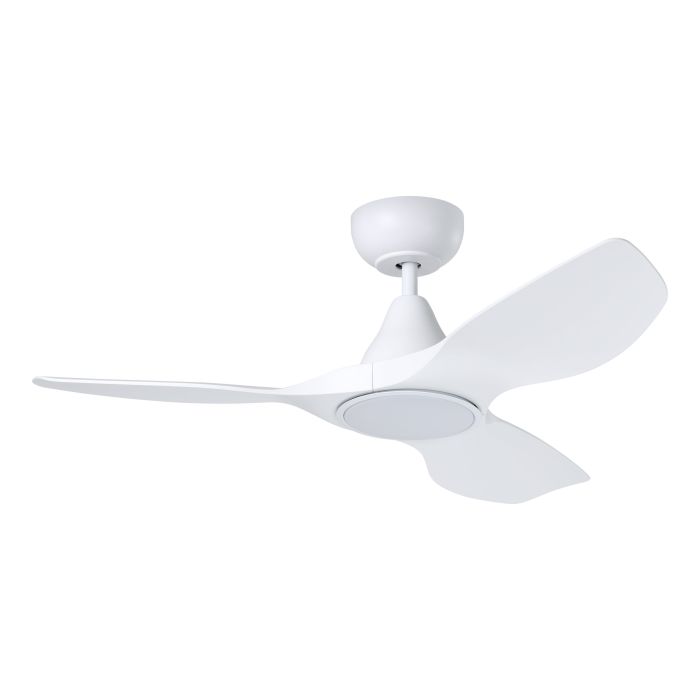 SURF 40 DC FAN LED TRI-COL WHT