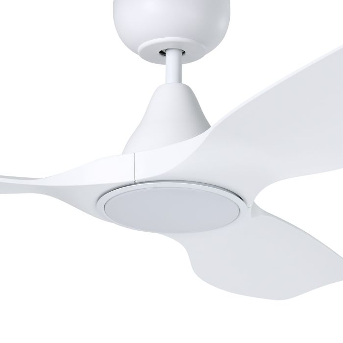 SURF 40 DC FAN LED TRI-COL WHT