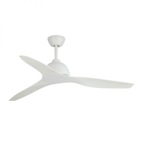 Breeze AC Ceiling Fan with Wall Control – White 48″