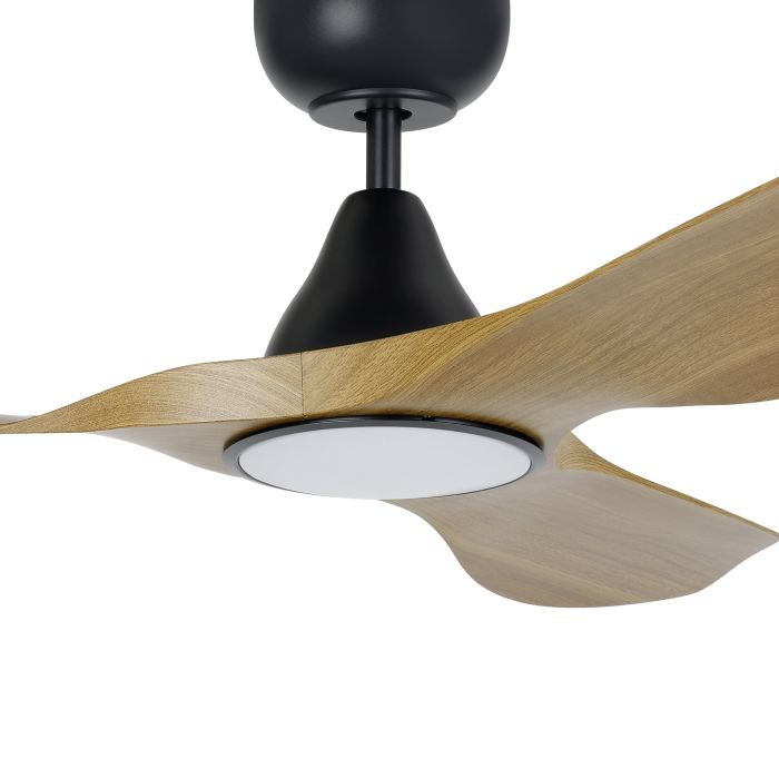 SURF 40 DC FAN LED TRI-COL BURM TEAK/BLK