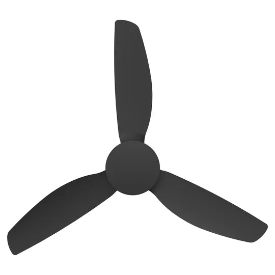 Clayfield DC 48" (1220mm) Black No Light - All ABS, Quick Connect Blade System