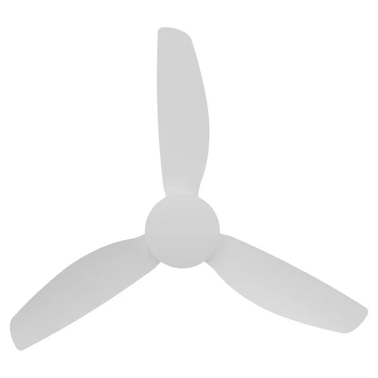 Clayfield DC 48" (1220mm) White No Light - All ABS, Quick Connect Blade System