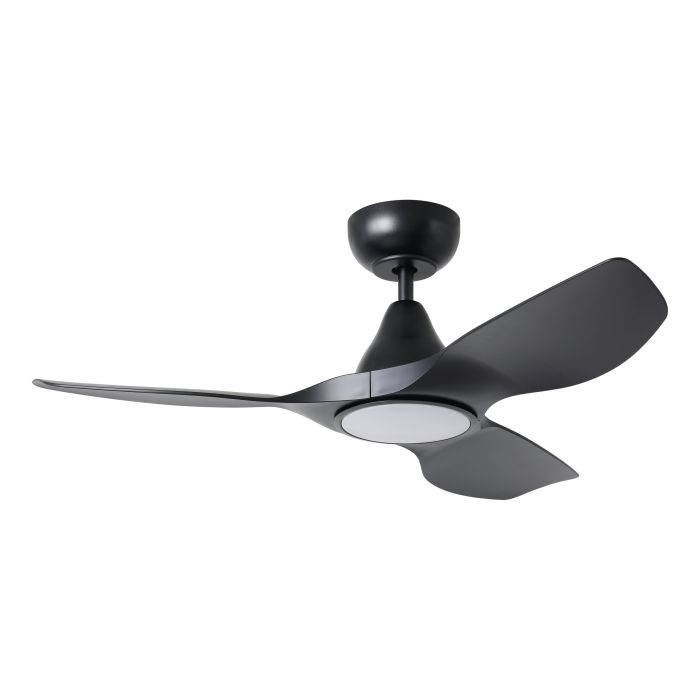 SURF 40 DC FAN LED TRI-COL BLK