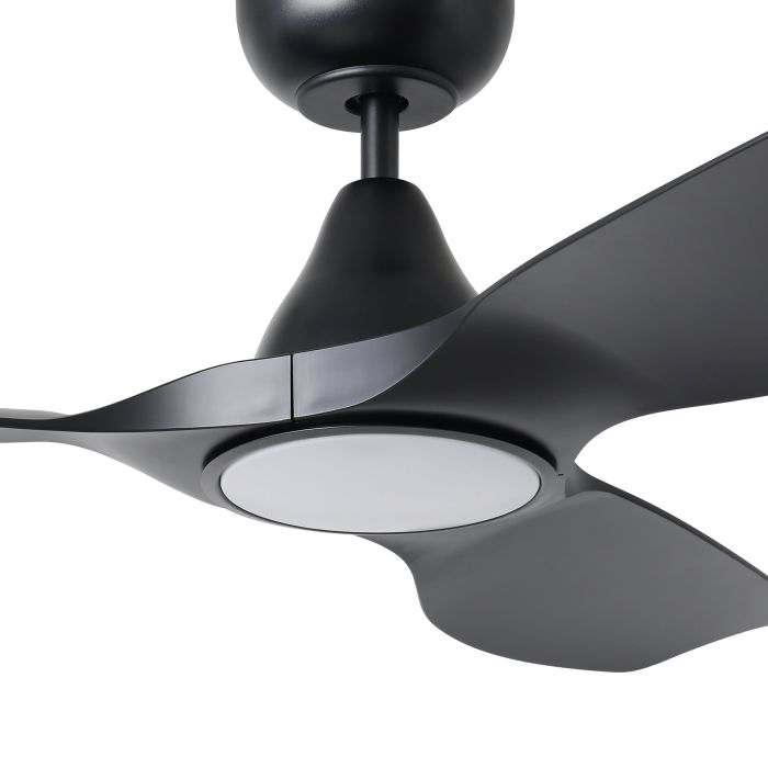 SURF 40 DC FAN LED TRI-COL BLK