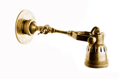 Seattle Long Arm Wall Light Brass