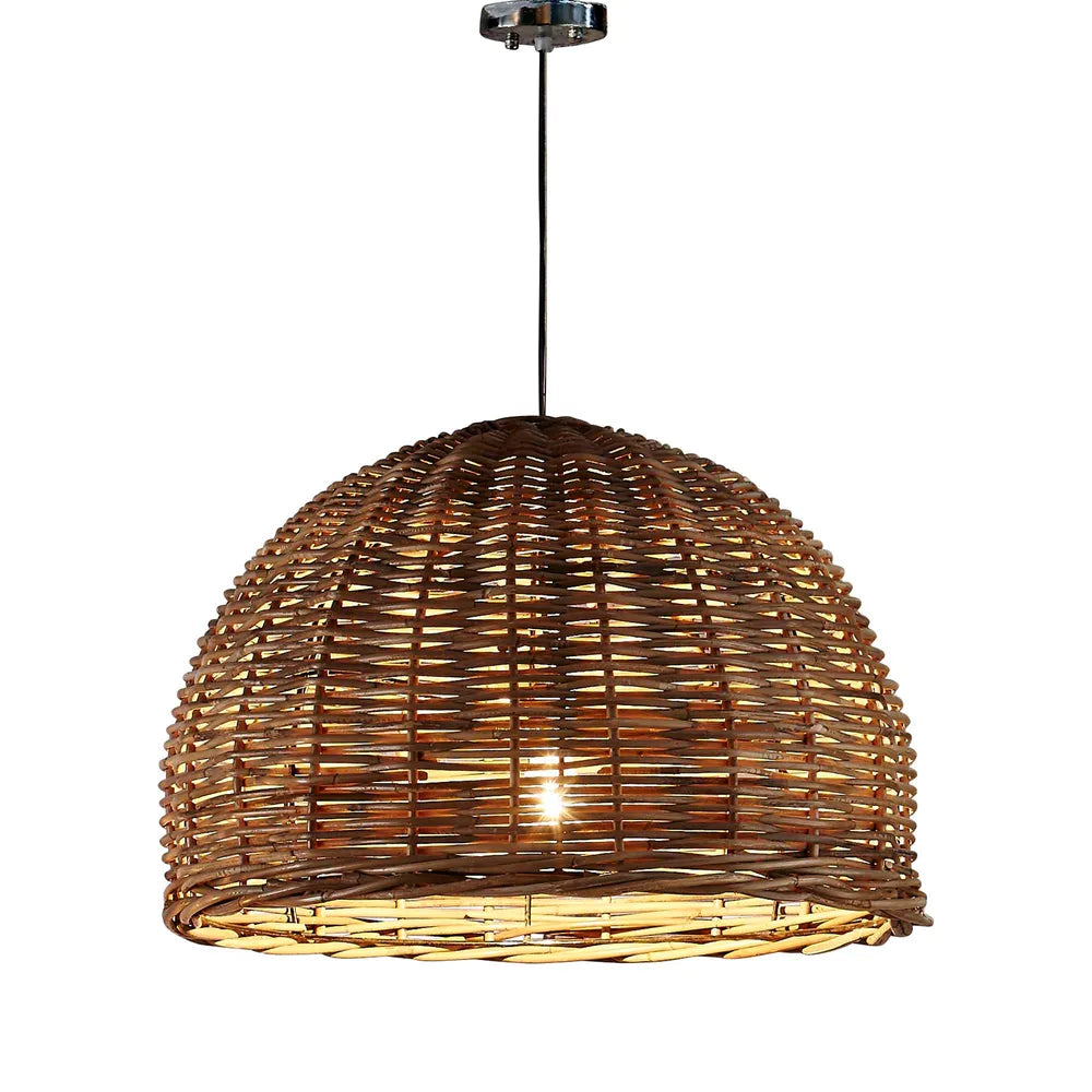 Rattan Ceiling Pendant Large Natural