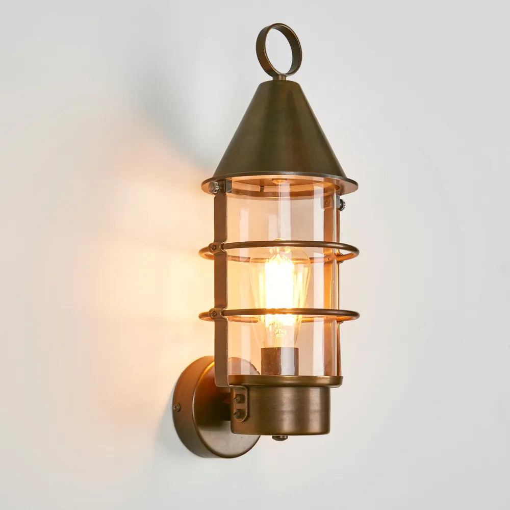 Eastwood Outdoor Wall Light Brass