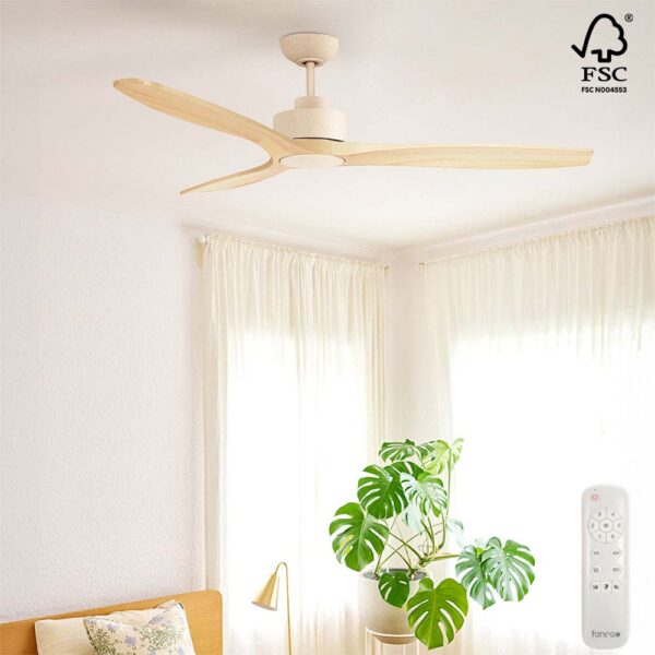EarthFirst Wynd DC Ceiling Fan with Base Cap – 52″