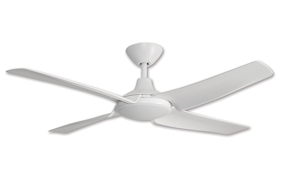 Nextgen DC White 142cm (56”) with White Blades with 18w CCT LED Light