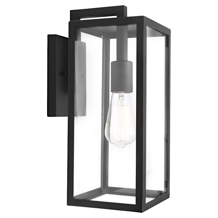 SEDONA 1LT EXTERIOR WALL LIGHT BLACK