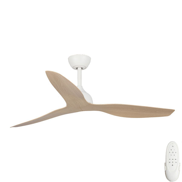Fanco Eco Style Dc - 52 132cm - BLACK Motor - BLACK Blades - No Light - Ceiling Fan - Lux Lighting
