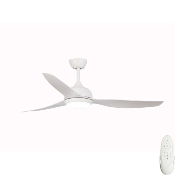 Fanco Eco Style DC 60 BLACK with light - Ceiling Fan - Lux Lighting