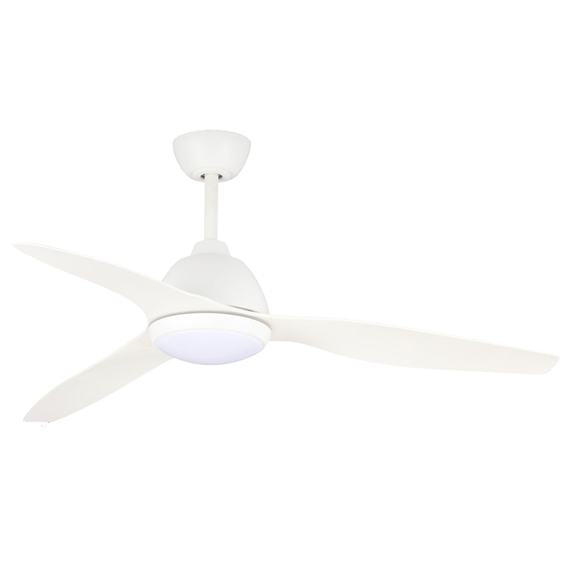 Fanco Breeze Ac - 52 132cm - BLACK Motor - BLACK Blades - Led Light - Ceiling Fan - Lux Lighting