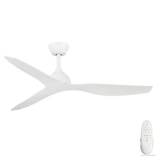 Fanco Eco Style Dc - 52 132cm - BLACK Motor - BLACK Blades - No Light - Ceiling Fan - Lux Lighting