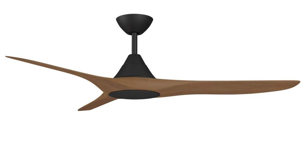 Cloudfan 60 white / Bamboo no light - Ceiling Fan - Lux Lighting
