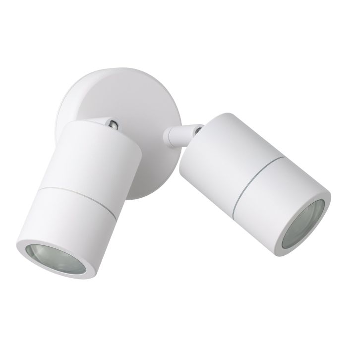 FREMANTLE EXT W/L 2X5W LED TRI-COL WHT ADJ
