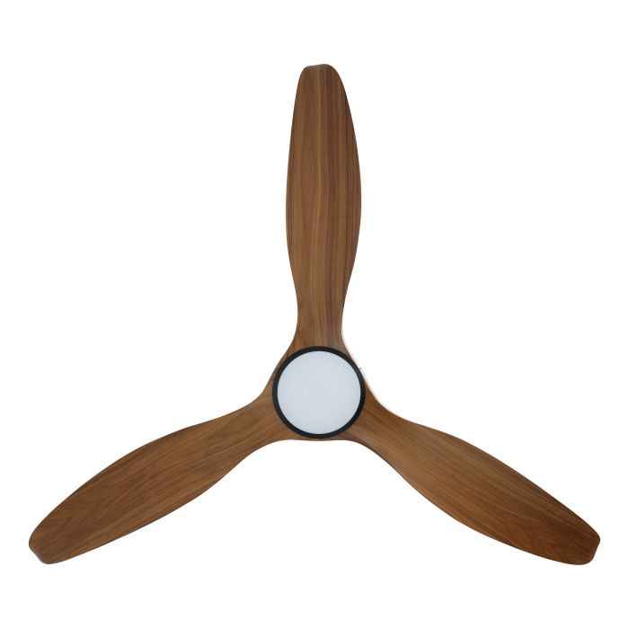 NOOSA 60 DC FAN 18W LED TRI-COL BLK/NEW TEAK